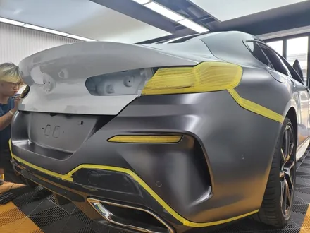 용인랩핑 bmw840i전체랩핑 사틴다크그레이 고급스러운 색상으로 탈바꿈! / 동탄