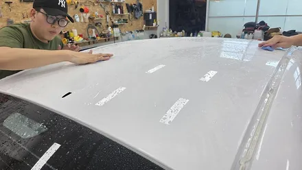 동탄 루프스킨 그랜져 IG 블랙PPF로 시공 / 동탄