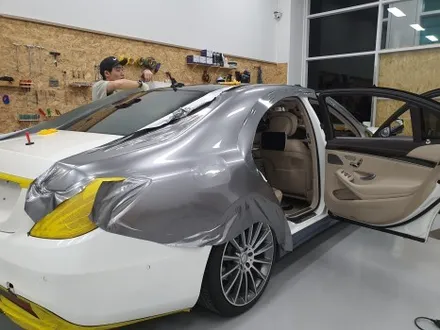 수원랩핑 S350 고광택 전체랩핑 시공 / 동탄