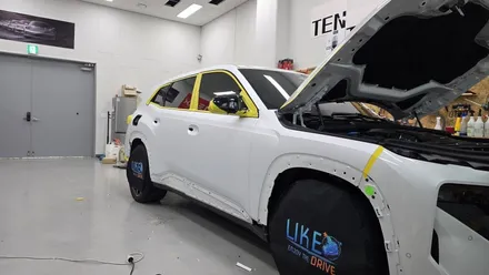 컬러ppf로 BMW XM 사틴화이트 시공기 [동탄PPF] / 동탄