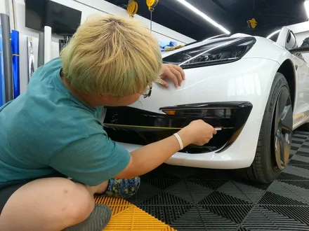 용인 부분랩핑 테슬라신차패키지 블랙PPF까지 깔끔하게 / 동탄
