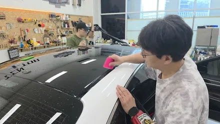 동탄 루프스킨 그랜져 IG 블랙PPF로 시공 / 동탄