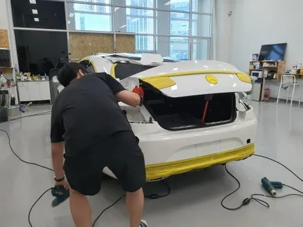 용인랩핑 S63amg 보험처리 전체랩핑 시공기 / 동탄