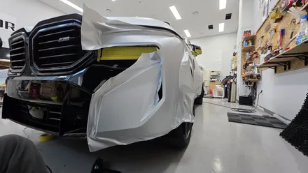 컬러ppf로 BMW XM 사틴화이트 시공기 [동탄PPF] / 동탄