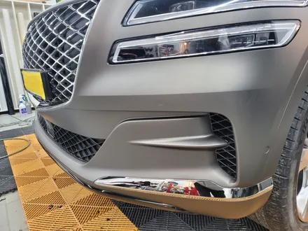 랩핑 보험처리로 GV80 전체랩핑 재시공 / 동탄