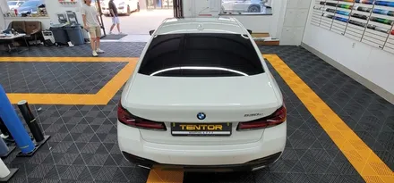 수원루프스킨 수원랩핑 BMW 530e 루프스킨시공기 / 동탄