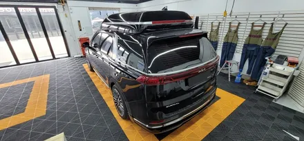 용인랩핑 기아 카니발 KA4 크롬 가리기로 올블랙 완성 / 동탄