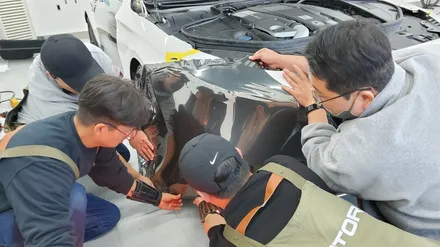 [수원랩핑] 벤츠 S 클래스 크롬전체랩핑 시공기 리뷰 / 동탄