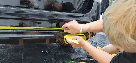 용인부분랩핑 카니발디퓨저랩핑 통일감을 위해 / 동탄