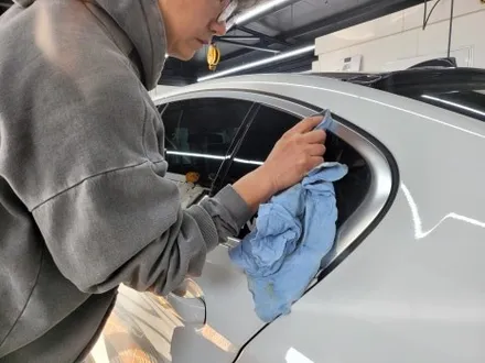 화성크롬죽이기 bmw540i 부분랩핑 / 동탄