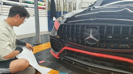 [ 동탄 랩핑 ] 벤츠 CLS 자동차 전체랩핑으로 신차 감성 100%!! ✨🚗 - 용인 텐토르 본점 / 동탄