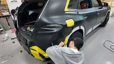 수원ppf BMW XM 사틴블랙 컬러PPF 시공기 / 동탄