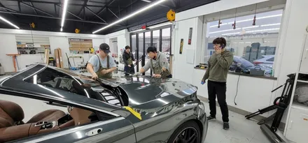 [수원랩핑] 벤츠 S 클래스 크롬전체랩핑 시공기 리뷰 / 동탄