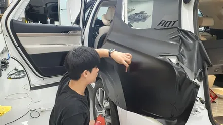 사틴블랙랩핑 이제는 건식PPF로 하세요[#동탄#수원#용인#화성] / 동탄