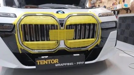 수원랩핑 BMW750e 크롬죽이기 / 동탄