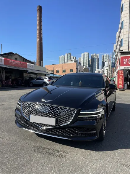 현대 제네시스 G80 20인치 순정 스퍼터링휠을 G80스포츠 20인치 와플휠로 교환 / 광주 북구 유동