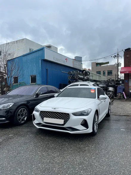 현대 제네시스 G70 18인치 순정휠 도색복원 광주휠복원 광주휠도색 광주휠수리업체 추천 진성메탈 / 광주 북구 유동