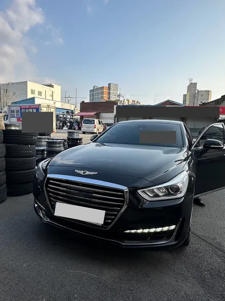 현대 제네시스 EQ900 19인치 순정 스파터링복원상품 교환 톱니휠 터빈휠 광주 휠복원 휠수리 순정휠전문점 휠잘하는곳 휠복원업체추천 / 광주 북구 유동