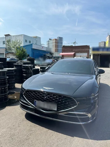 현대 제네시스 G90 RS4 가솔린 3.5 터보 AWD LWB 순정휠 20인치 다이아몬드컷팅 광주 컷팅휠복원 순정휠복원 휠복원 휠수리 휠복원잘하는곳 휠복원업체추천 / 광주 북구 유동