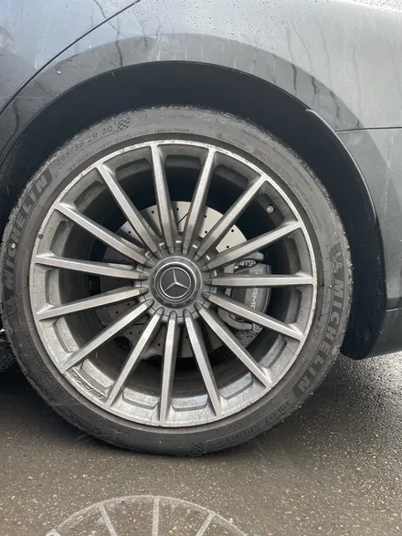 벤츠 GT 43 AMG 21인치 순정휠 다이아몬드 컷팅휠 복원 광주컷팅휠복원 / 광주 북구 유동
