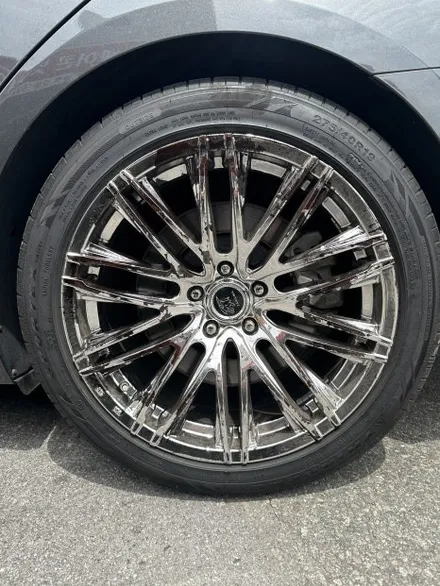 제네시스 G90 3.8 AWD 프리미엄 사제휠 19인치 크롬휠  광주 스파터링휠복원 크롬휠복원 화이트크롬 휠크롬복원 휠복원 휠수리 휠복원잘하는곳 / 광주 북구 유동