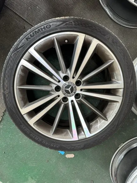벤츠 CLS클래스 C257 CLS400d 4MATIC 순정휠 19인치 다이아몬드컷팅휠 휠도색복원 광주 휠도색 휠복원 휠수리 휠복원잘하는곳 벤츠휠전문 휠도색잘하는곳 휠복원업체추천 / 광주 북구 유동