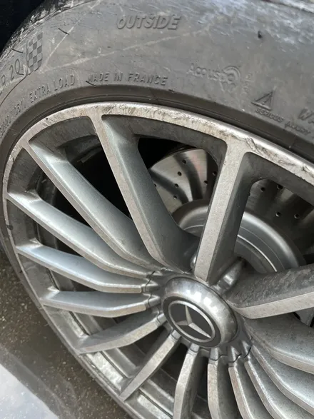 벤츠 GT 43 AMG 21인치 순정휠 다이아몬드 컷팅휠 복원 광주컷팅휠복원 / 광주 북구 유동