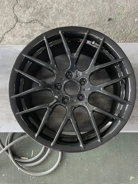 BMW M3 순정휠 19인치 블랙유광 도색복원 휠수리복원비용 / 광주 북구 유동