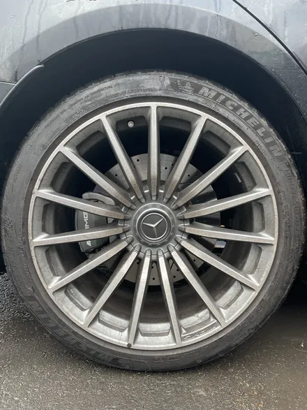 벤츠 GT 43 AMG 21인치 순정휠 다이아몬드 컷팅휠 복원 광주컷팅휠복원 / 광주 북구 유동