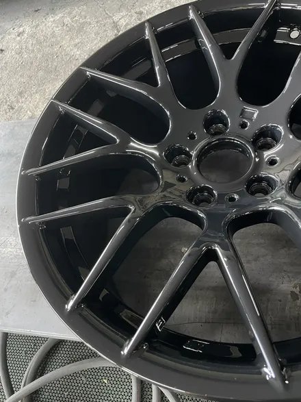 BMW M3 순정휠 19인치 블랙유광 도색복원 휠수리복원비용 / 광주 북구 유동