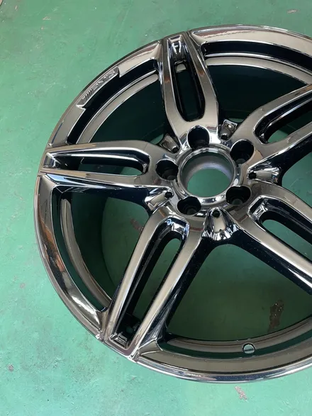 벤츠 E클래스 18인치 순정휠 AMG 19인치 크롬스파터링휠로 인치업 금호 솔루스 TA51 245/40 R19 / 광주 북구 유동