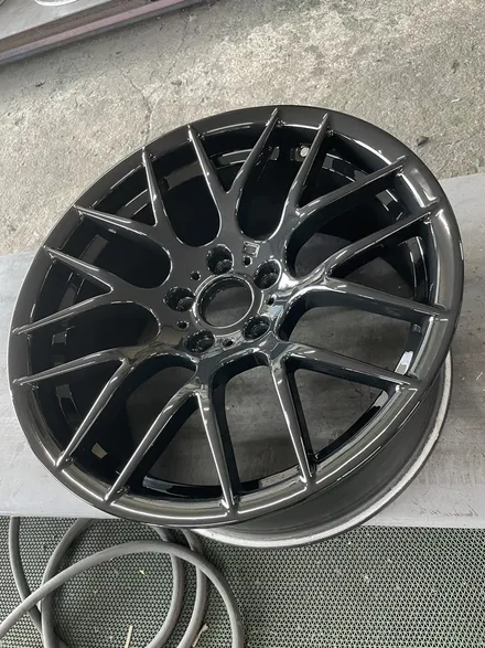 BMW M3 순정휠 19인치 블랙유광 도색복원 휠수리복원비용 / 광주 북구 유동