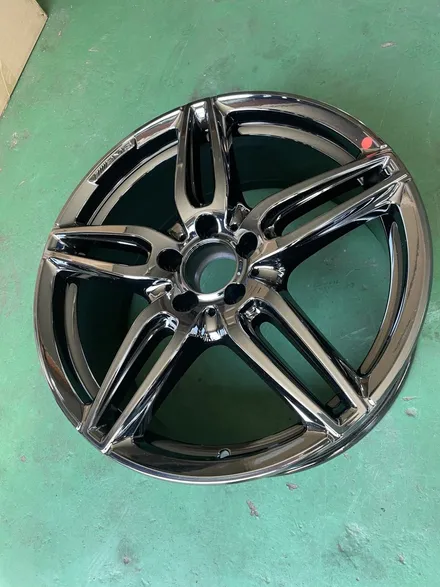 벤츠 E클래스 18인치 순정휠 AMG 19인치 크롬스파터링휠로 인치업 금호 솔루스 TA51 245/40 R19 / 광주 북구 유동