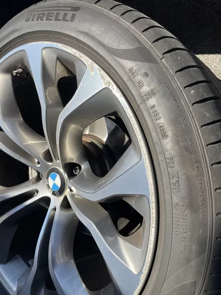 BMW X6 F16 20인치 순정휠 휠스크래치복원 휠상처수리 휠도색작업 / 광주 북구 유동