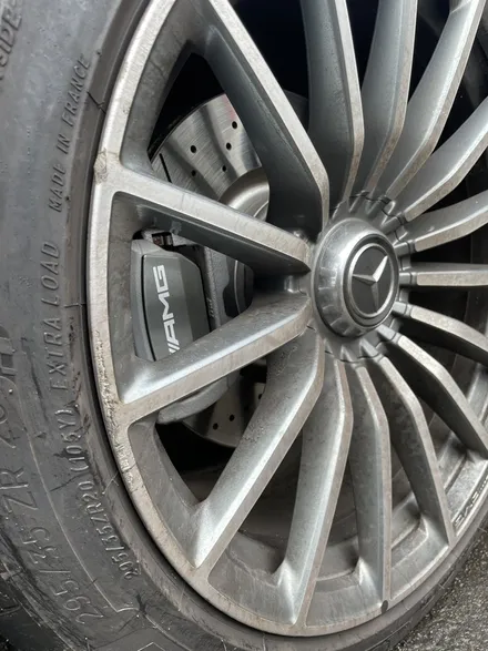 벤츠 GT 43 AMG 21인치 순정휠 다이아몬드 컷팅휠 복원 광주컷팅휠복원 / 광주 북구 유동