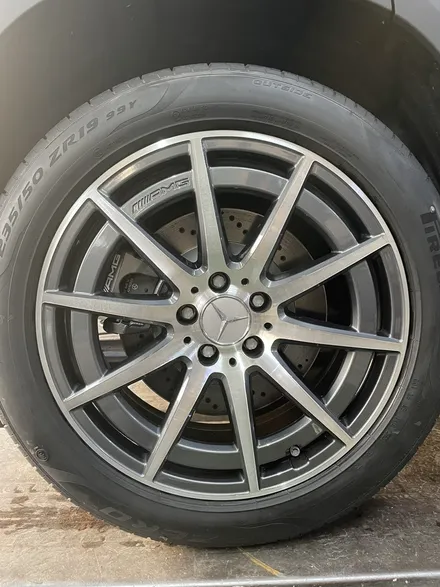 벤츠 GLA 45AMG 19인치 순정휠 다이아몬드 컷팅휠 복원 상처휠수리 / 광주 북구 유동
