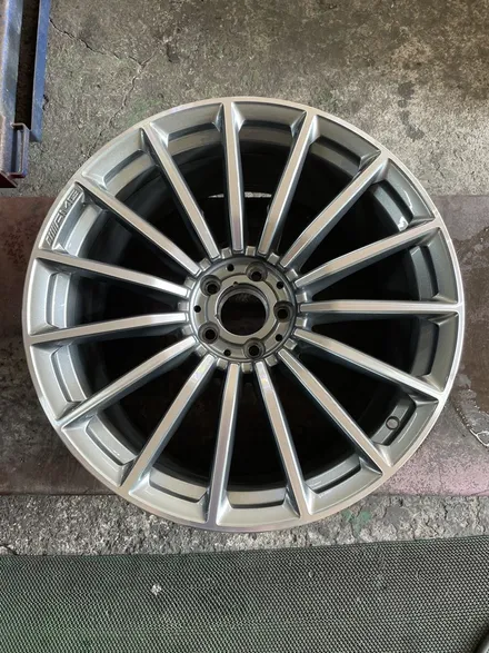 벤츠 GT 43 AMG 21인치 순정휠 다이아몬드 컷팅휠 복원 광주컷팅휠복원 / 광주 북구 유동