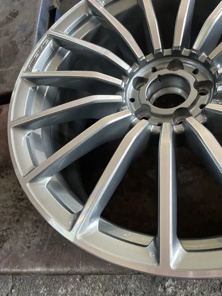 벤츠 GT 43 AMG 21인치 순정휠 다이아몬드 컷팅휠 복원 광주컷팅휠복원 / 광주 북구 유동