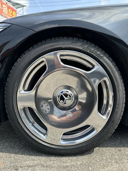 벤츠 S클래스 W223 S580L 4MATIC 순정휠 20인치 마이바흐휠로 휠교환 마이바흐st 방패휠 마이바흐크롬휠 마이바흐반크롬 광주 휠잘하는곳 벤츠휠전문점 피렐리타이어 / 광주 북구 유동