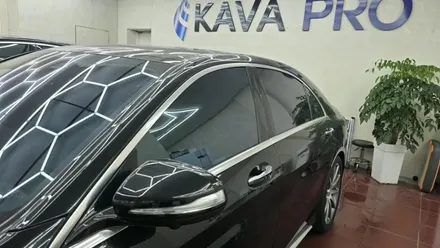 화성크롬죽이기 전문, 벤츠 S클래스 S63 AMG 전체 블랙화 시공기
