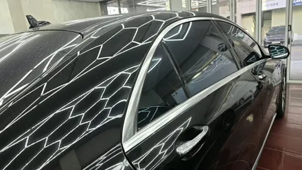 화성크롬죽이기 전문, 벤츠 S클래스 S63 AMG 전체 블랙화 시공기
