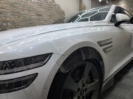 광명PPF 제네시스 G80 전체 PPF 시공으로 스톤칩 <돌빵> 스크래치 걱정끝