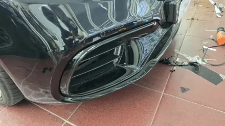 화성크롬죽이기 전문, 벤츠 S클래스 S63 AMG 전체 블랙화 시공기