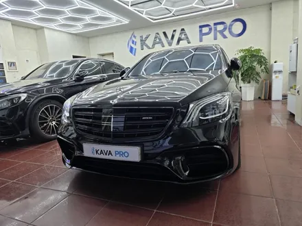 화성크롬죽이기 전문, 벤츠 S클래스 S63 AMG 전체 블랙화 시공기