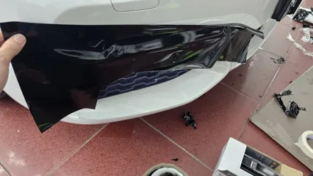 수원랩핑 BMW7 시리즈 수원크롬죽이기