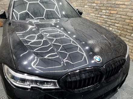 안산랩핑 BMW M340i 사틴다크그레이 드레스업