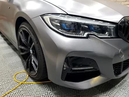 안산랩핑 BMW M340i 사틴다크그레이 드레스업