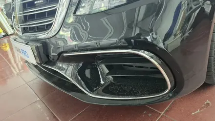 화성크롬죽이기 전문, 벤츠 S클래스 S63 AMG 전체 블랙화 시공기