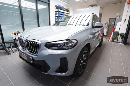 BMW X3 브루클린 그레이 신차패키지 시공 - 솔라가드 노블레스 K PLUS / 경기 성남 수정