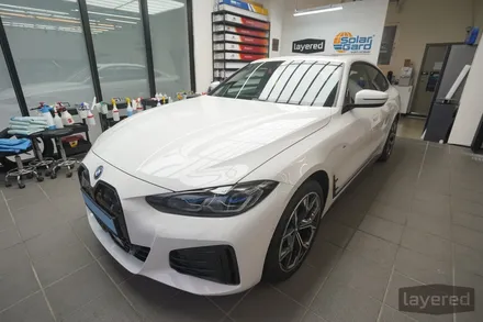 BMW i4 루마 버텍스 1100 + 900 썬팅 조합으로 신차패키지 시공완료 / 성남, 판교, 용인